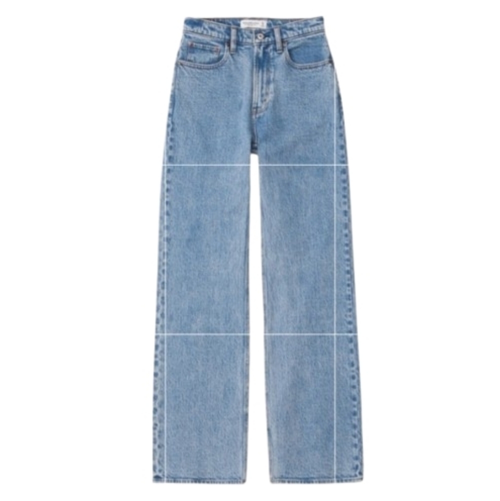 Abercrombie & Fitch The 90's Relaxed Jean High Rise Denim Size 30